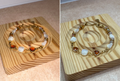 Golden Devotion bracelet split view