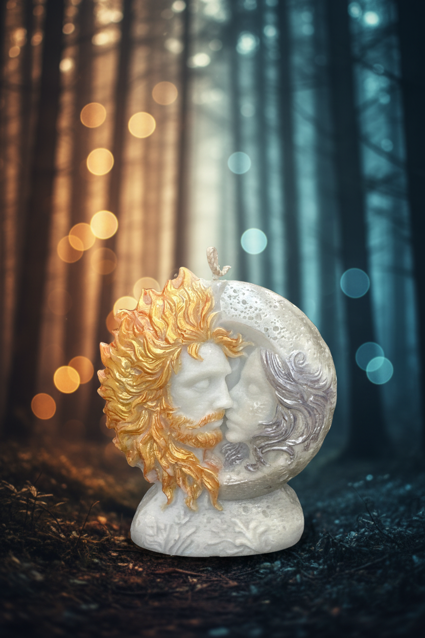 Sacred Gravity Candle - Forest Background 2
